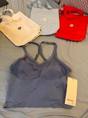 Lululemon get low crossback training tank NWT size L or S